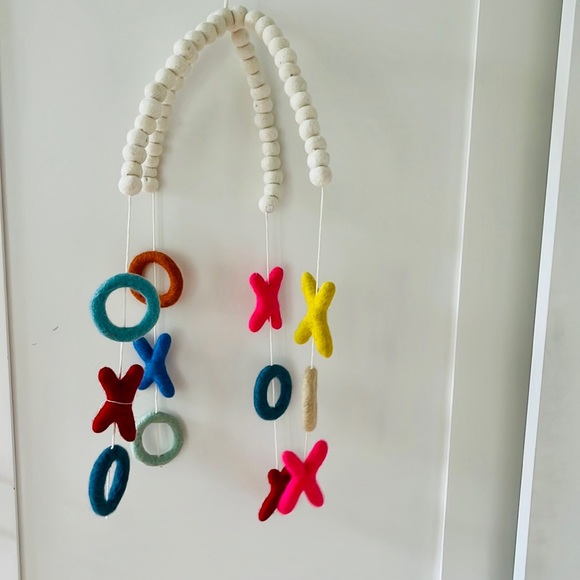 Pottery Barn Kids XOXO Felted Ceiling Mobile - Picture 4 of 9